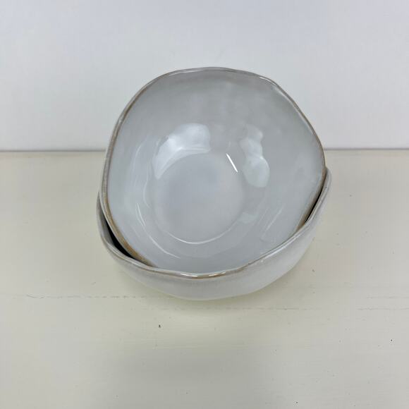 Irregular Organic Shaped Ceramic Bowl Set - Picture 1 of 7